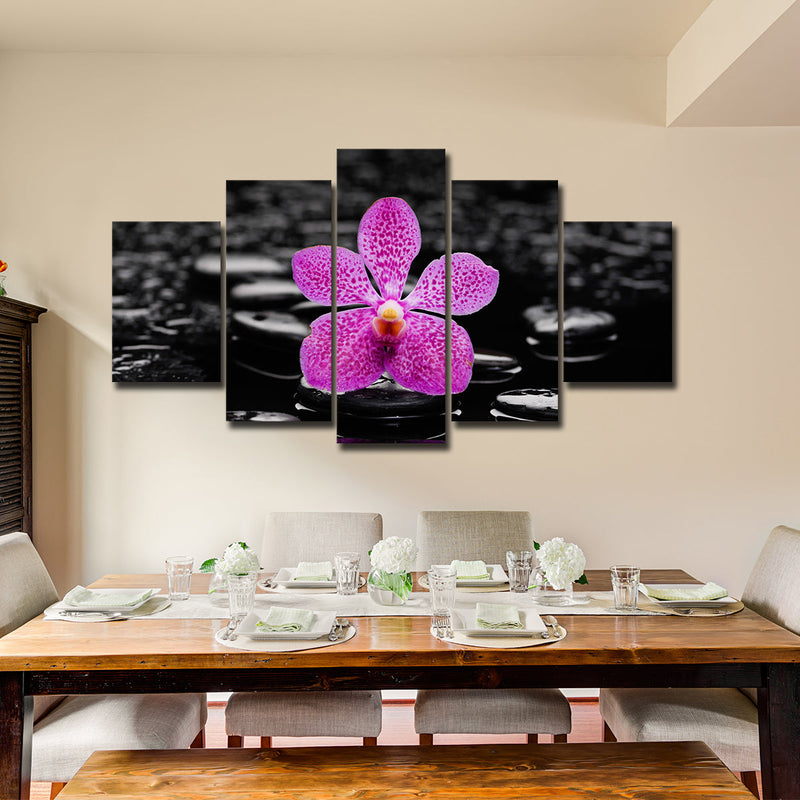 Zen Purple Orchid Wall Art