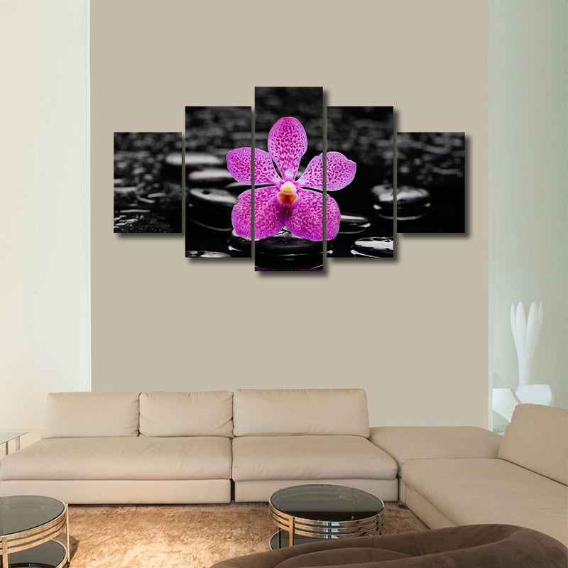 Zen Purple Orchid Wall Art