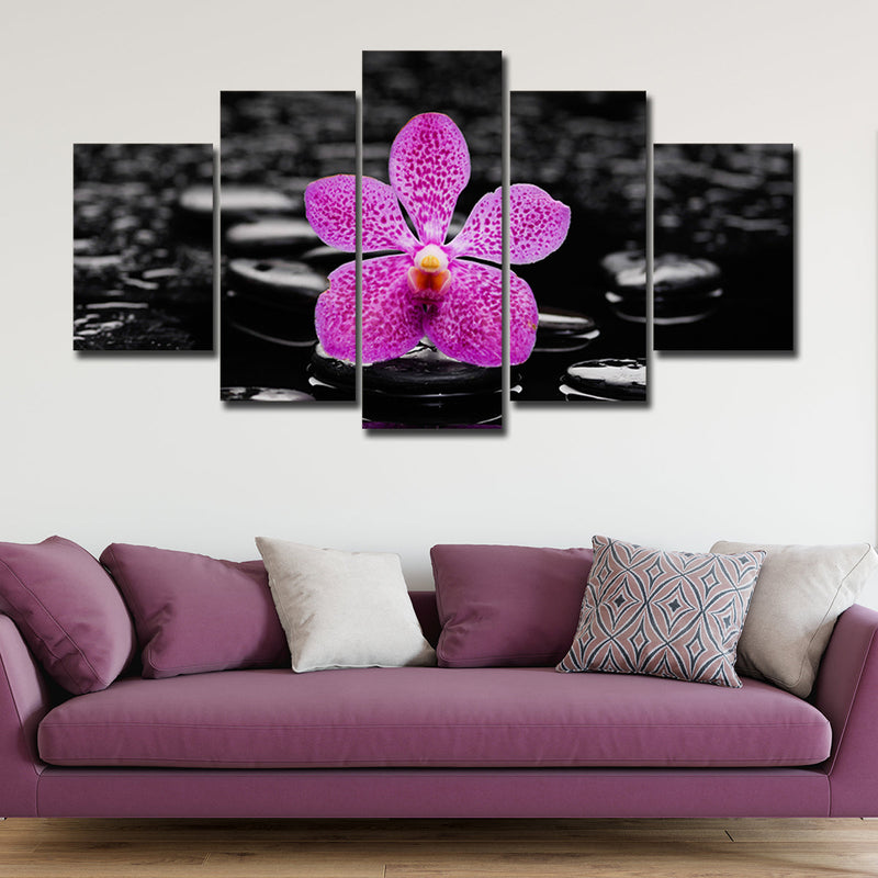 Zen Purple Orchid Wall Art