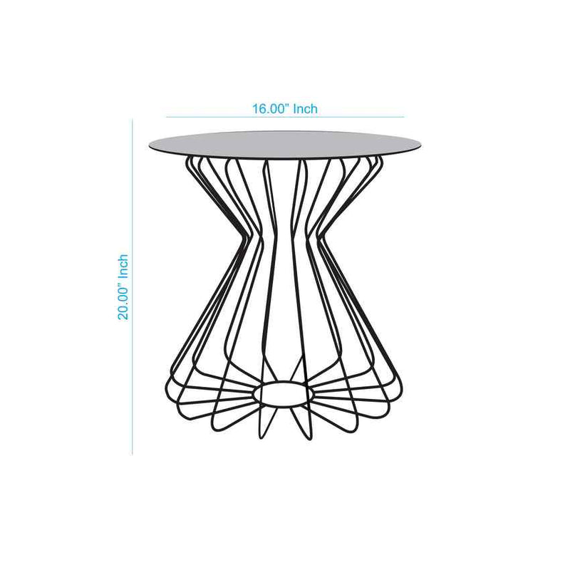 Natternbach Black End Table
