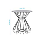 Natternbach Black End Table