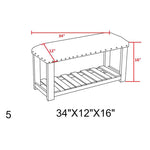 Lengau Medium Gray Bench