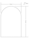 Yumi Modern Gold Wall Mirror