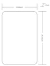 Renna Modern Gold Wall Mirror
