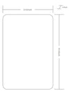 Renna Modern Gold Wall Mirror