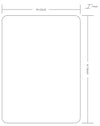 Renna Modern Metallic Silver Wall Mirror
