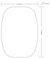 Stephannie Modern Black Wall Mirror