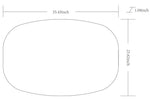Stephannie Modern Gold Wall Mirror