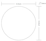 Jarron Modern Black Wall Mirror