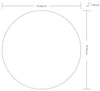 Jarron Modern Gold Wall Mirror