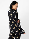 Women's Stretch-Knit Long Sleeve Bamboo Pajama Set