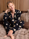 Women's Stretch-Knit Long Sleeve Bamboo Pajama Set