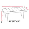 Natters Dark Green Bench