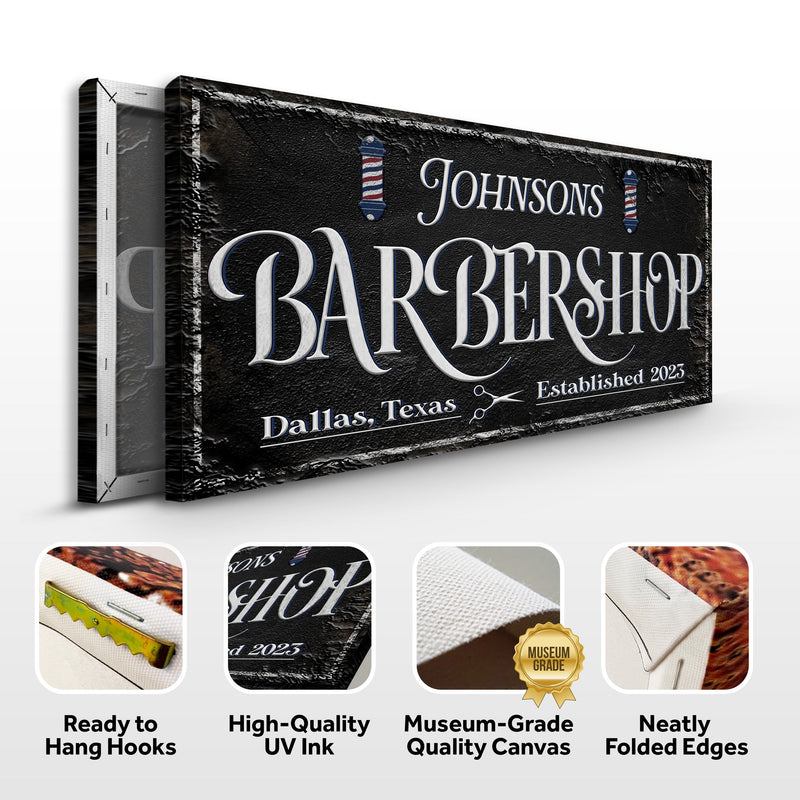 Personalized Barbershop Sign II