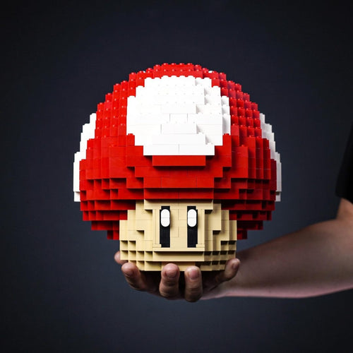 Life-Sized Red Mushroom