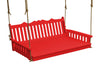 Keystone Amish Co. 4 Foot York Recycled Plastic Swing Bed, Bright Red