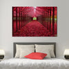 Red Forest Wall Art