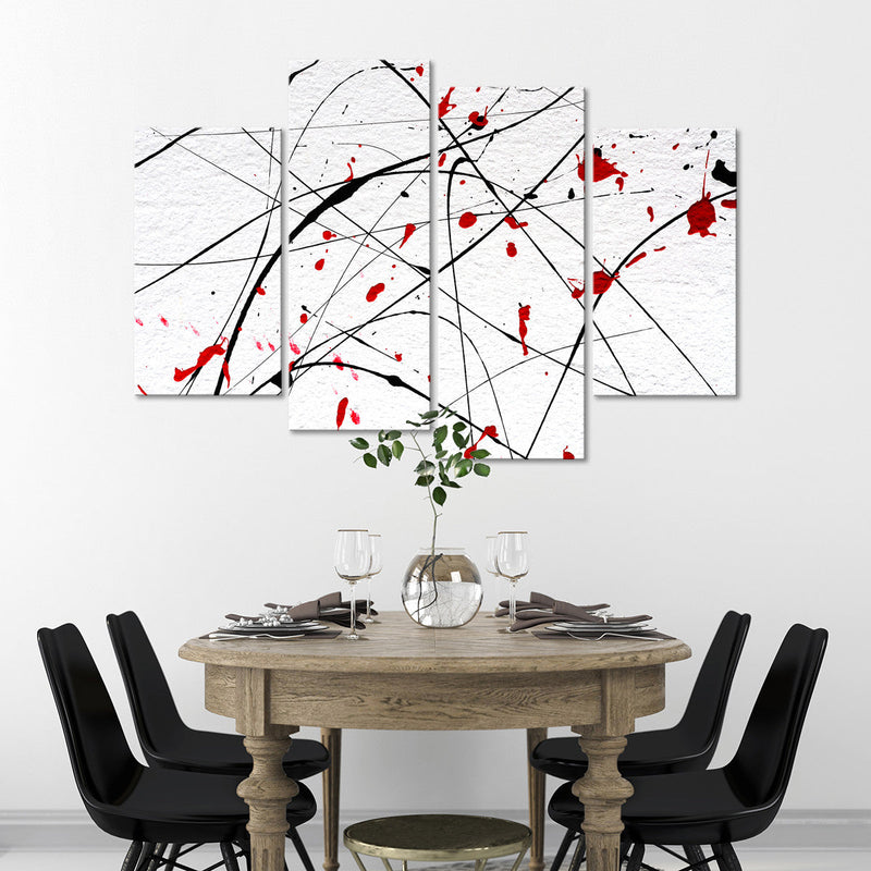 Modern Abstract Splash Wall Art