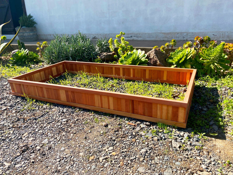 Redwood Planter Beds