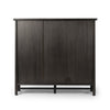 Renaud Charcoal Oak Veneer 3-Door Cabinet | ready to ship!