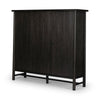 Renaud Charcoal Oak Veneer 3-Door Cabinet | ready to ship!