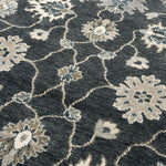 Ashton Charcoal/Ivory Hand-Knotted Rug