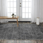 Etchings Black Rug