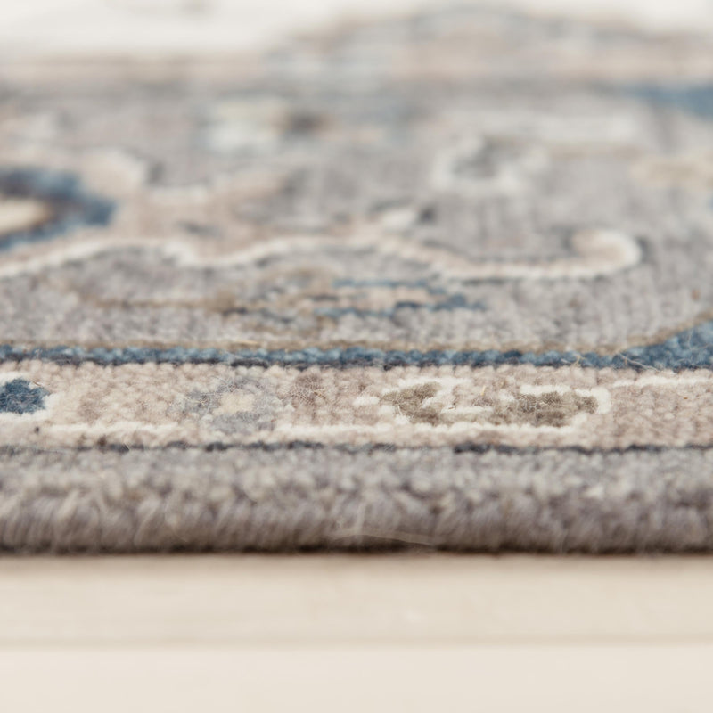 Historia Gray/Ivory Hand-Knotted Rug