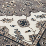 Historia Gray/Ivory Hand-Knotted Rug