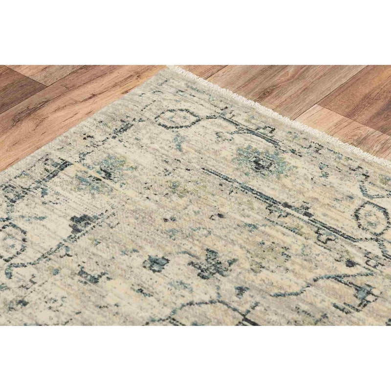 Platinum Beige/Green Rug