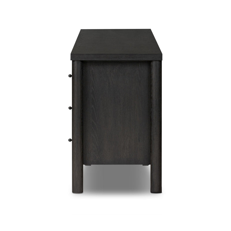 Roark Ebony Oak Veneer 6 Drawer Dresser | ready to ship!