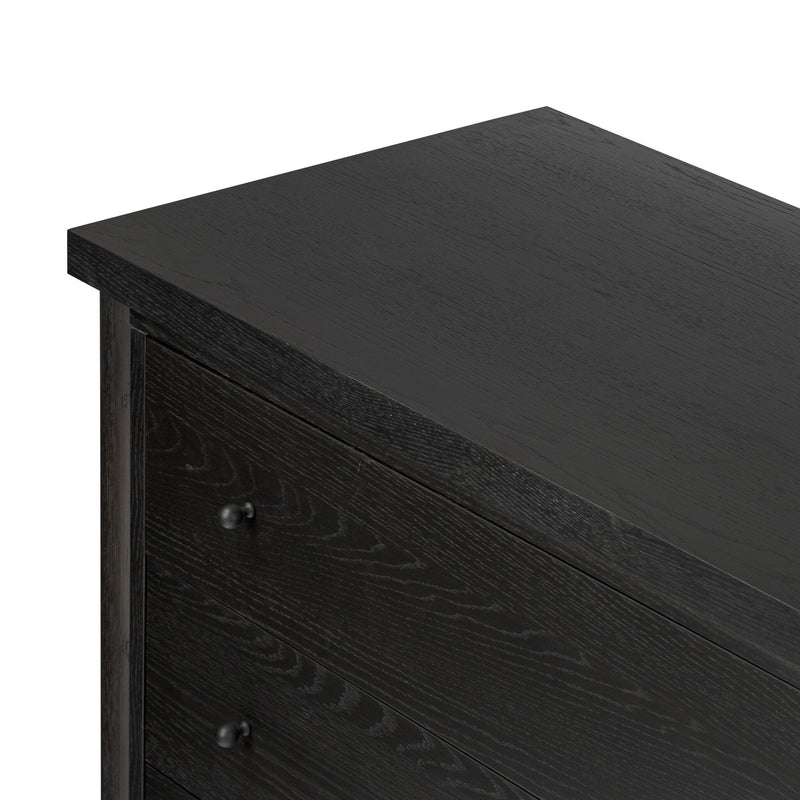 Roark Ebony Oak Veneer 6 Drawer Dresser | ready to ship!