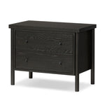 Roark Ebony Oak Veneer Nightstand | ready to ship!