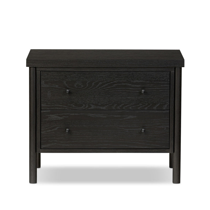 Roark Ebony Oak Veneer Nightstand | ready to ship!