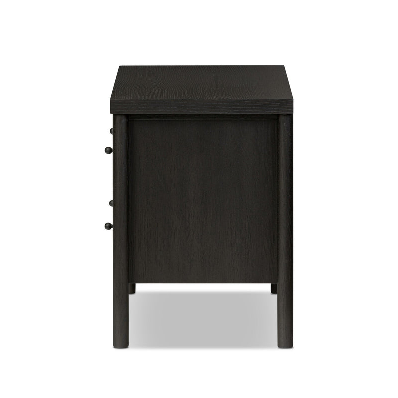 Roark Ebony Oak Veneer Nightstand | ready to ship!