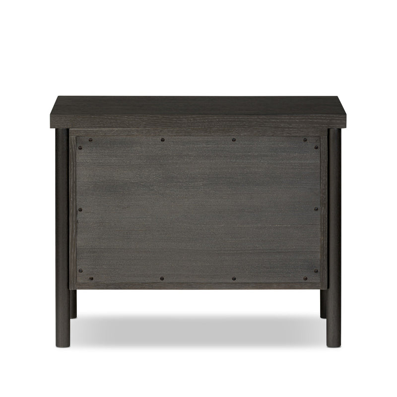 Roark Ebony Oak Veneer Nightstand | ready to ship!