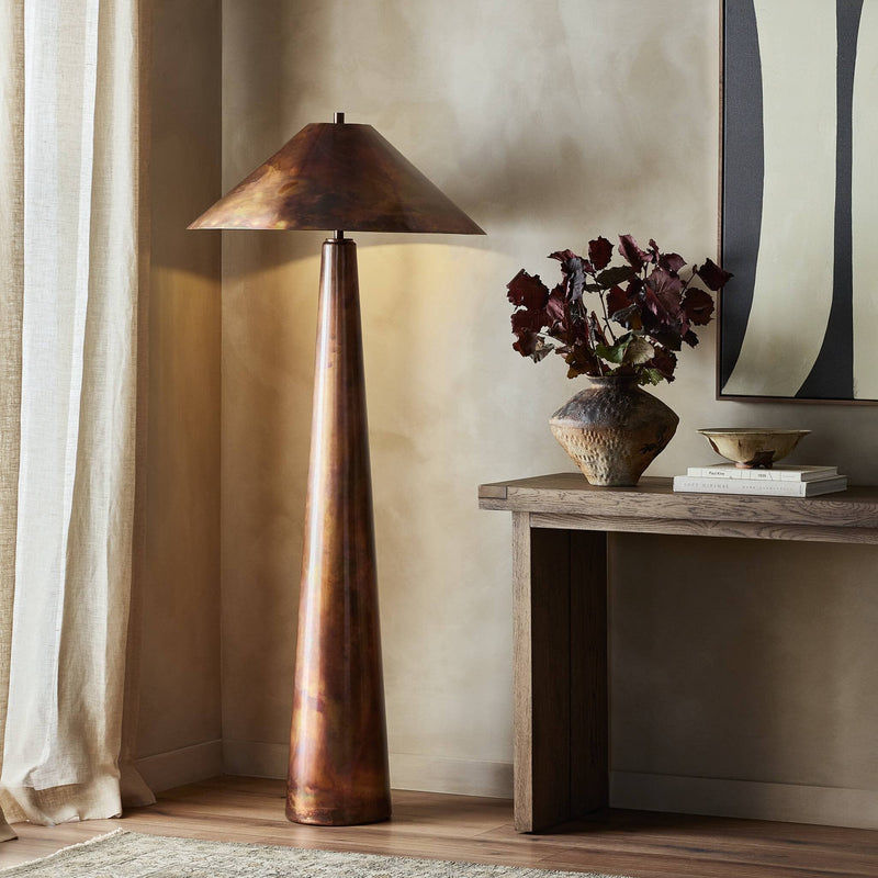 Romani Iridescent Acid Wash Floor Lamp | ready to ship!