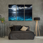 Romantic Full Moon Wall Art