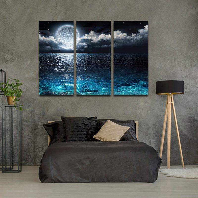 Romantic Full Moon Wall Art