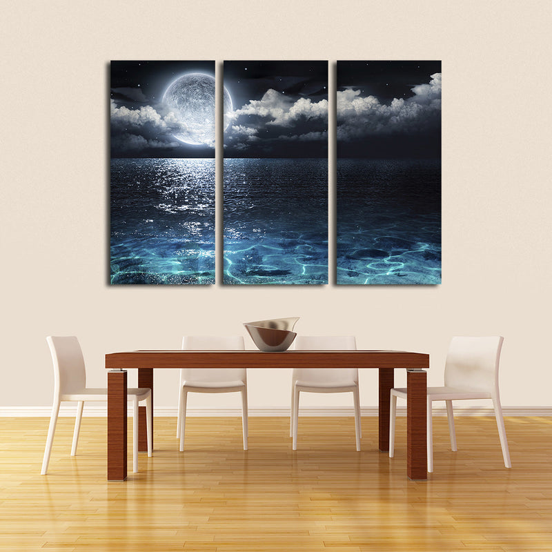 Romantic Full Moon Wall Art
