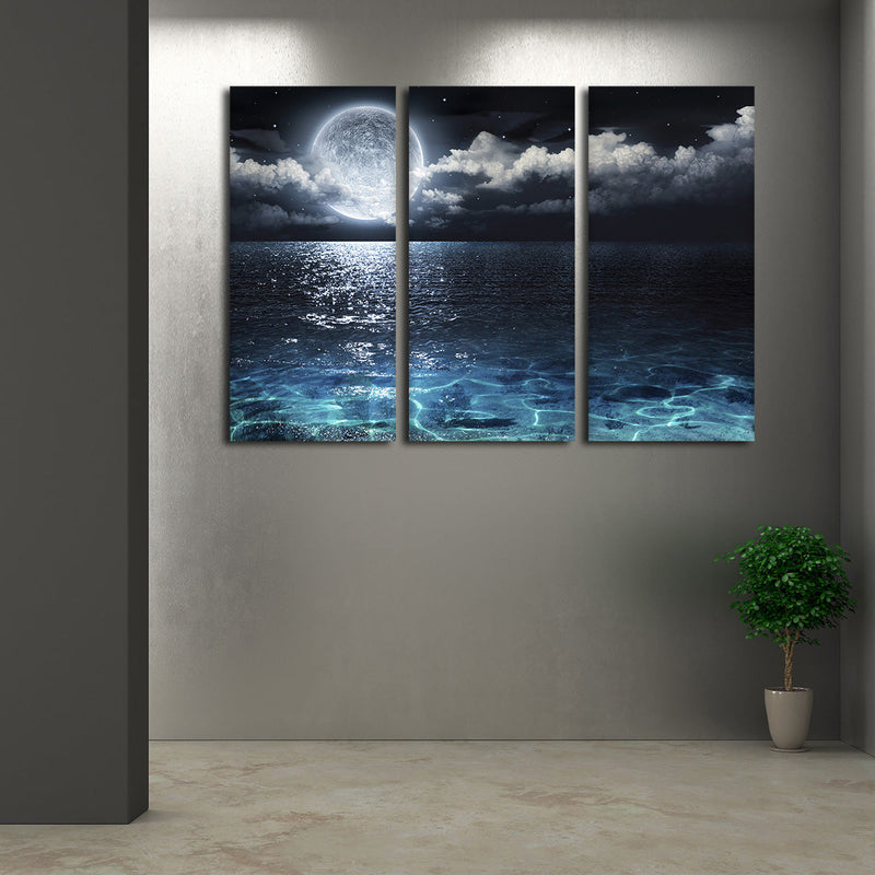 Romantic Full Moon Wall Art