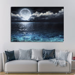 Romantic Full Moon Wall Art