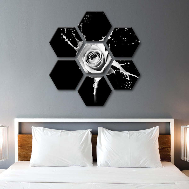 Rose Splash Wall Art