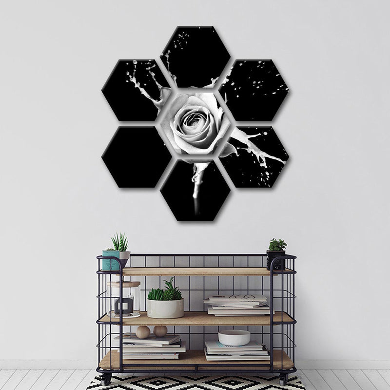 Rose Splash Wall Art
