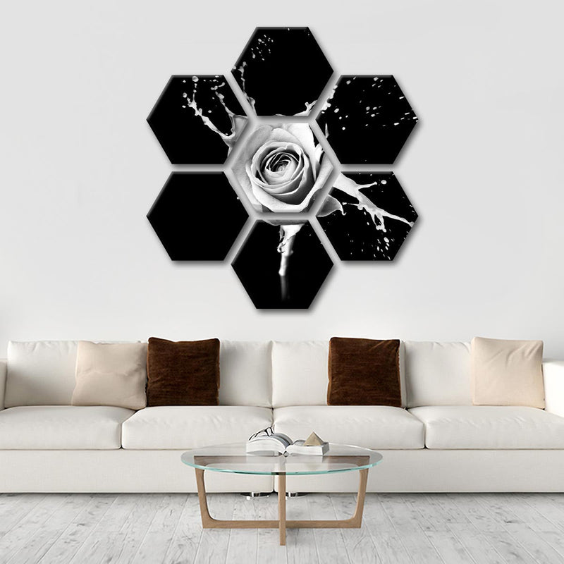 Rose Splash Wall Art