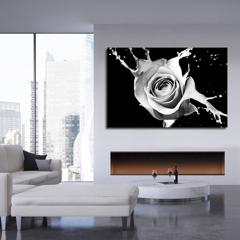 Rose Splash Wall Art
