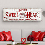 Rustic Cupid's Sweetheart Vintage Sign