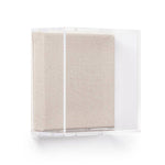Modern Acrylic Shadowbox with Linen Canvas 3" Depth - UV Grade