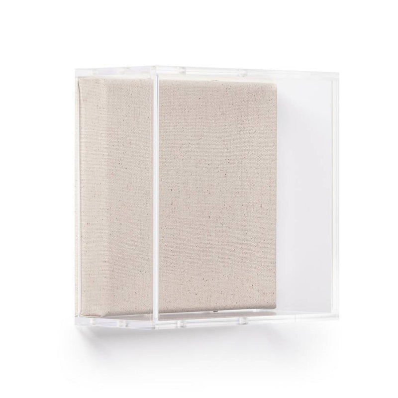Modern Acrylic Shadowbox with Linen Canvas 3" Depth - UV Grade