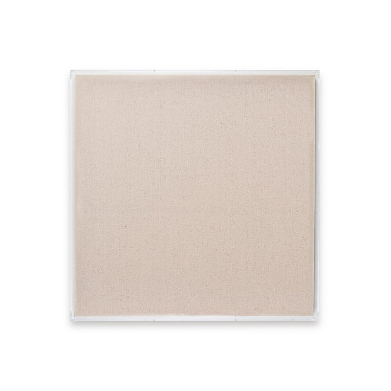 Modern Acrylic Shadowbox with Linen Canvas 3" Depth - UV Grade
